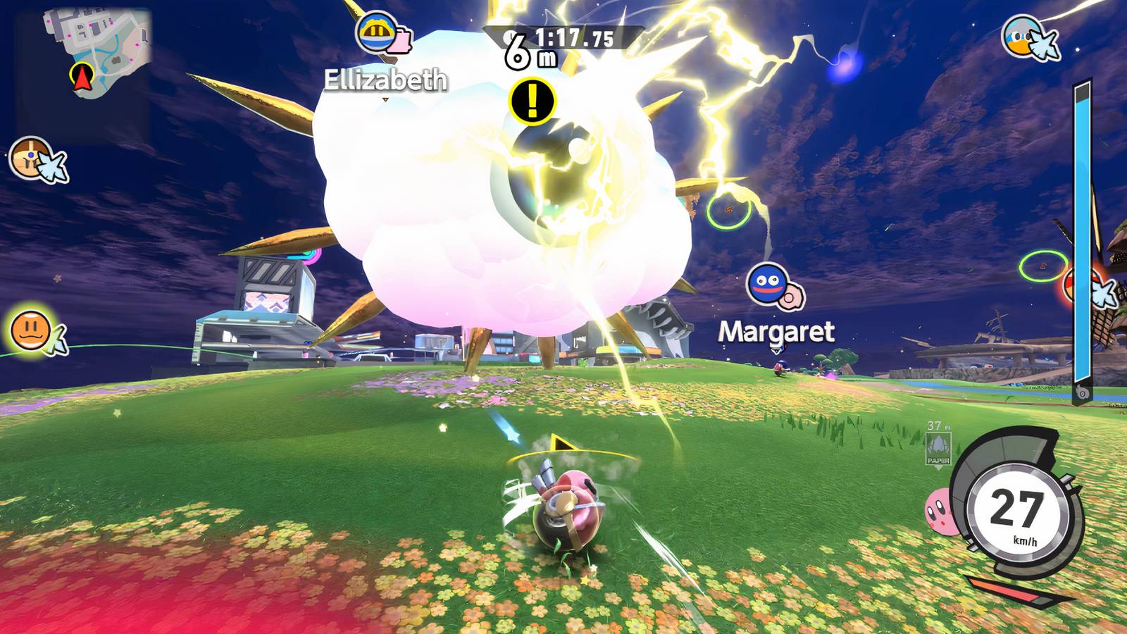 Kirby Air Riders City Trial.
