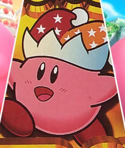 Kirby's Dream Buffet Cover, Kirby Super Star Cover, Kirby and the Forgotten Land Cover, from right to left
